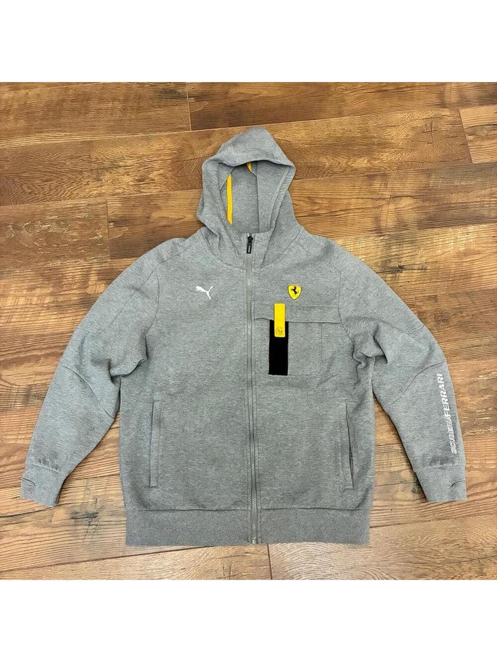 Puma Scuderia Ferrari gray hoodie Men’s L